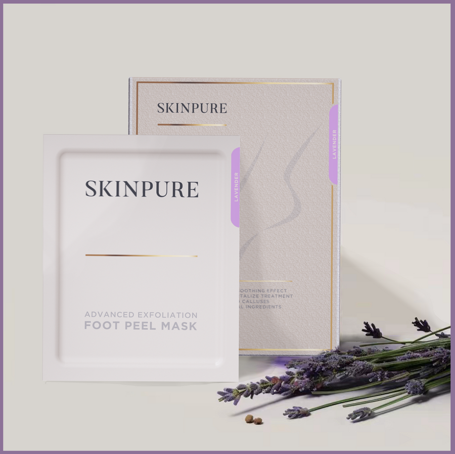 SkinPure Advanced Exfoliation Peeling Foot Mask Lavender Scent